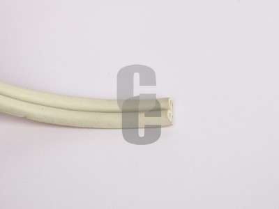 Нови предложения Уплътнение гумен D профил - бял